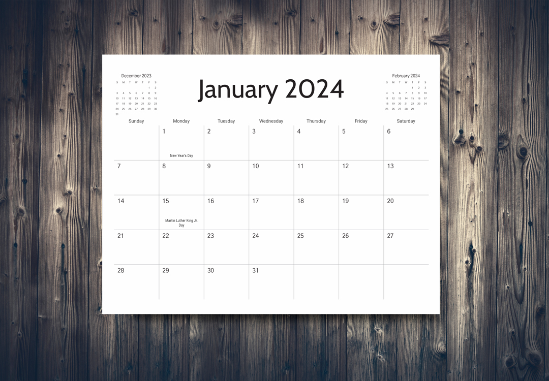 How to Plan 2024 Using The Big A## Calendar and More - The FAM