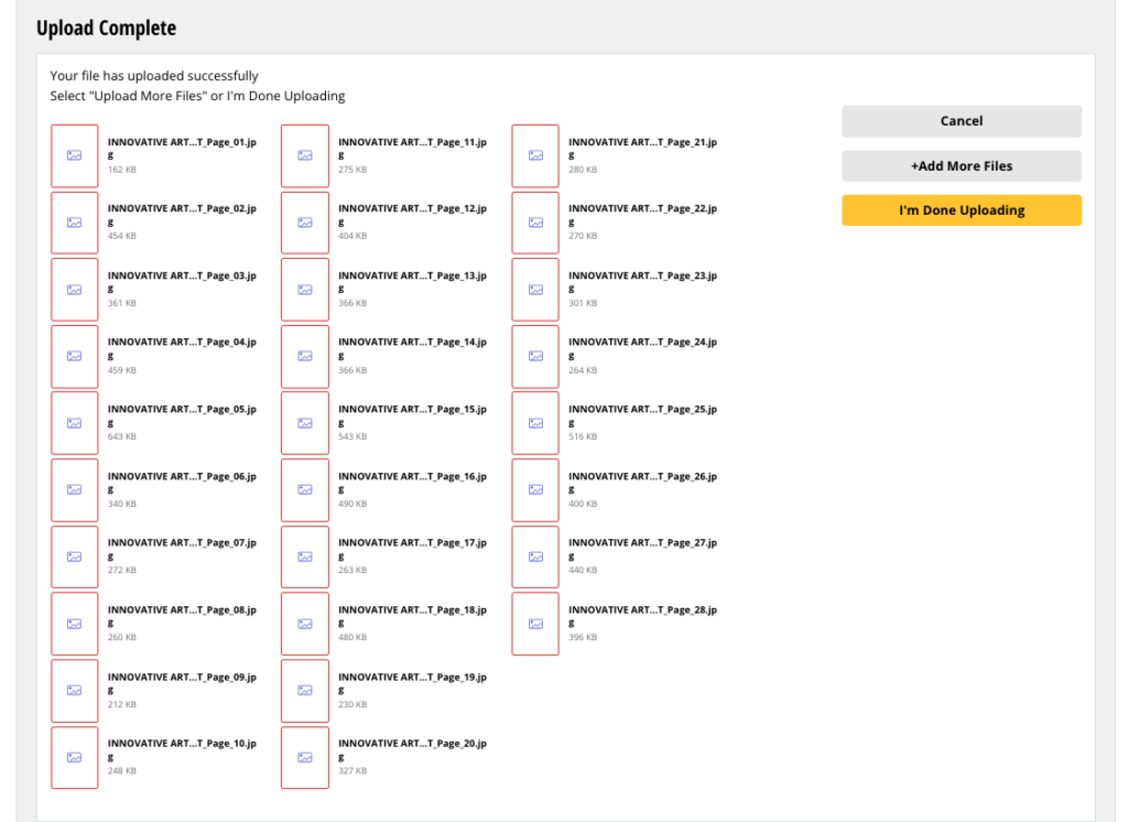 multiple image file upload free file review