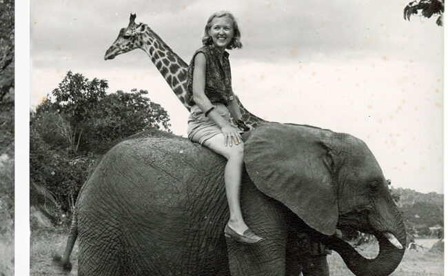 sally foster and elephant