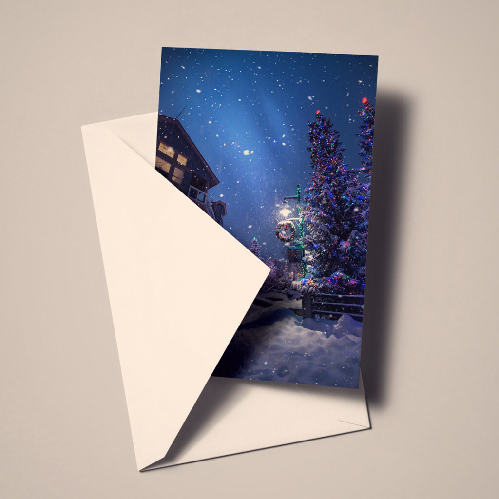 Holiday Greeting cards to give gratitude  to customers, family, and employee 