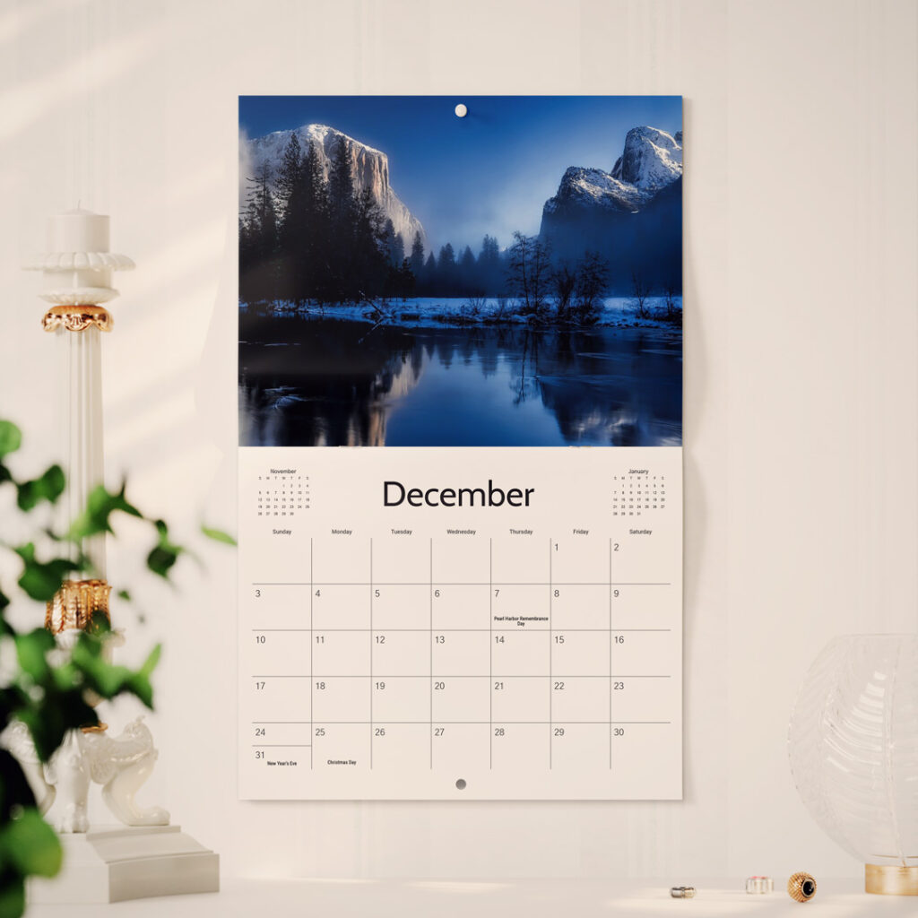 holiday gift guide calendar

