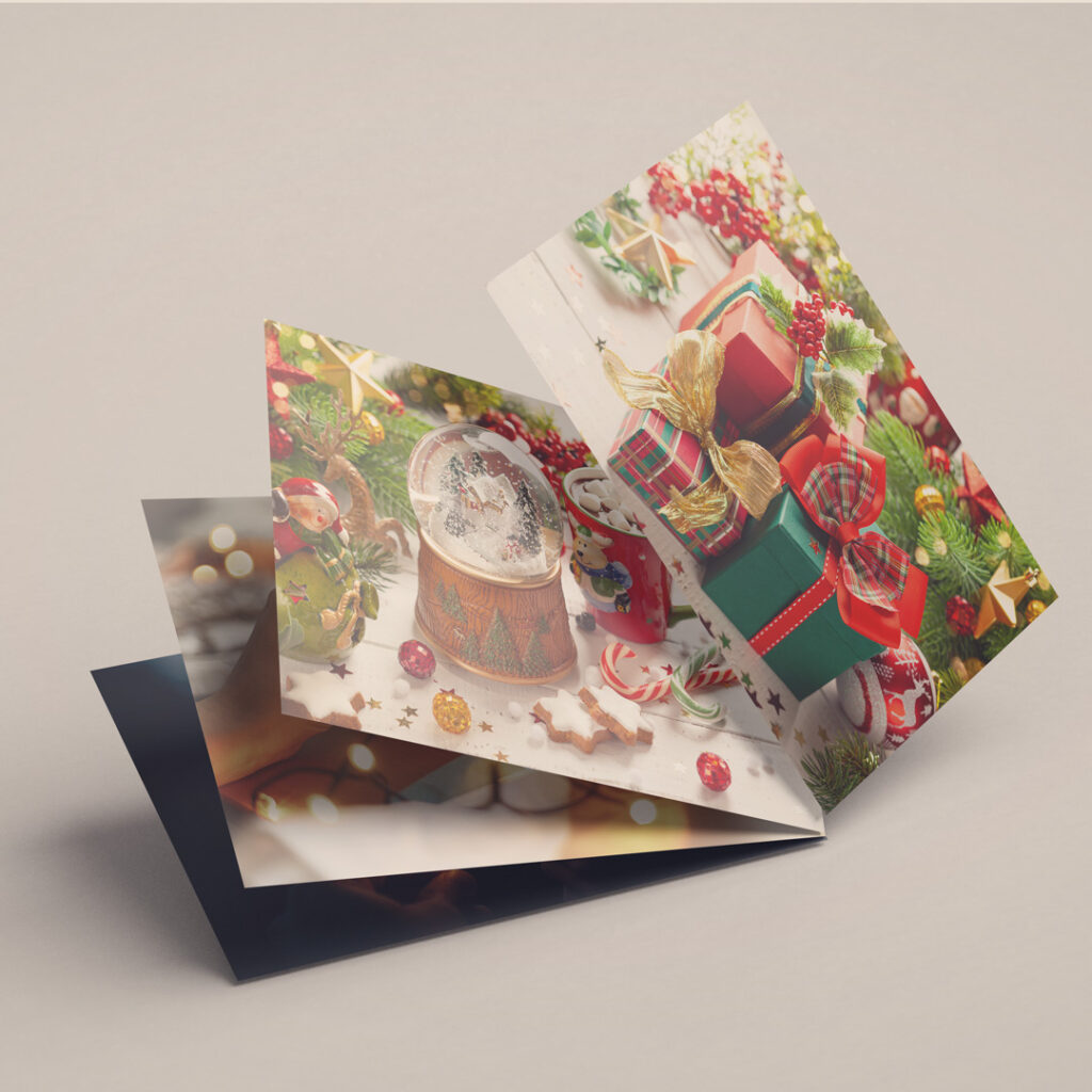 holiday gift guide postcards

