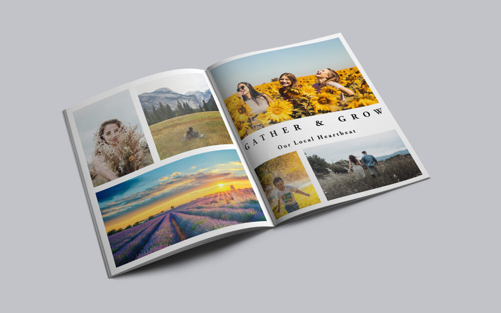 graphic design print booklet
