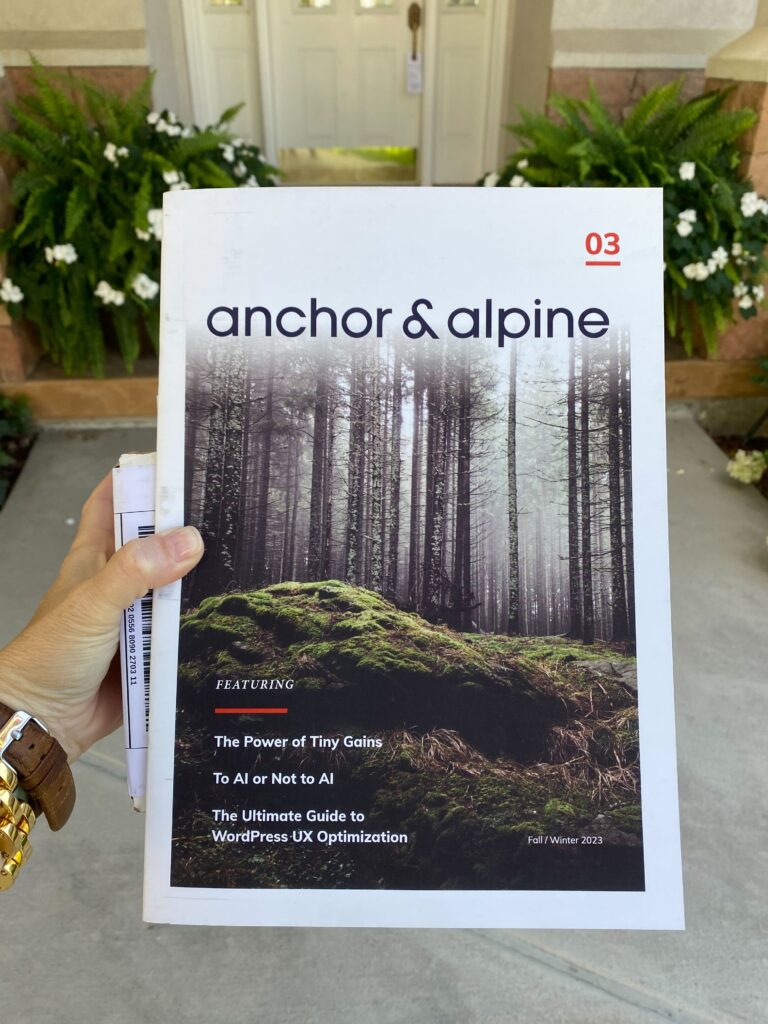 Magazine Printing designed by Anchor & Alpine, printed by PrintingCenterUSA 