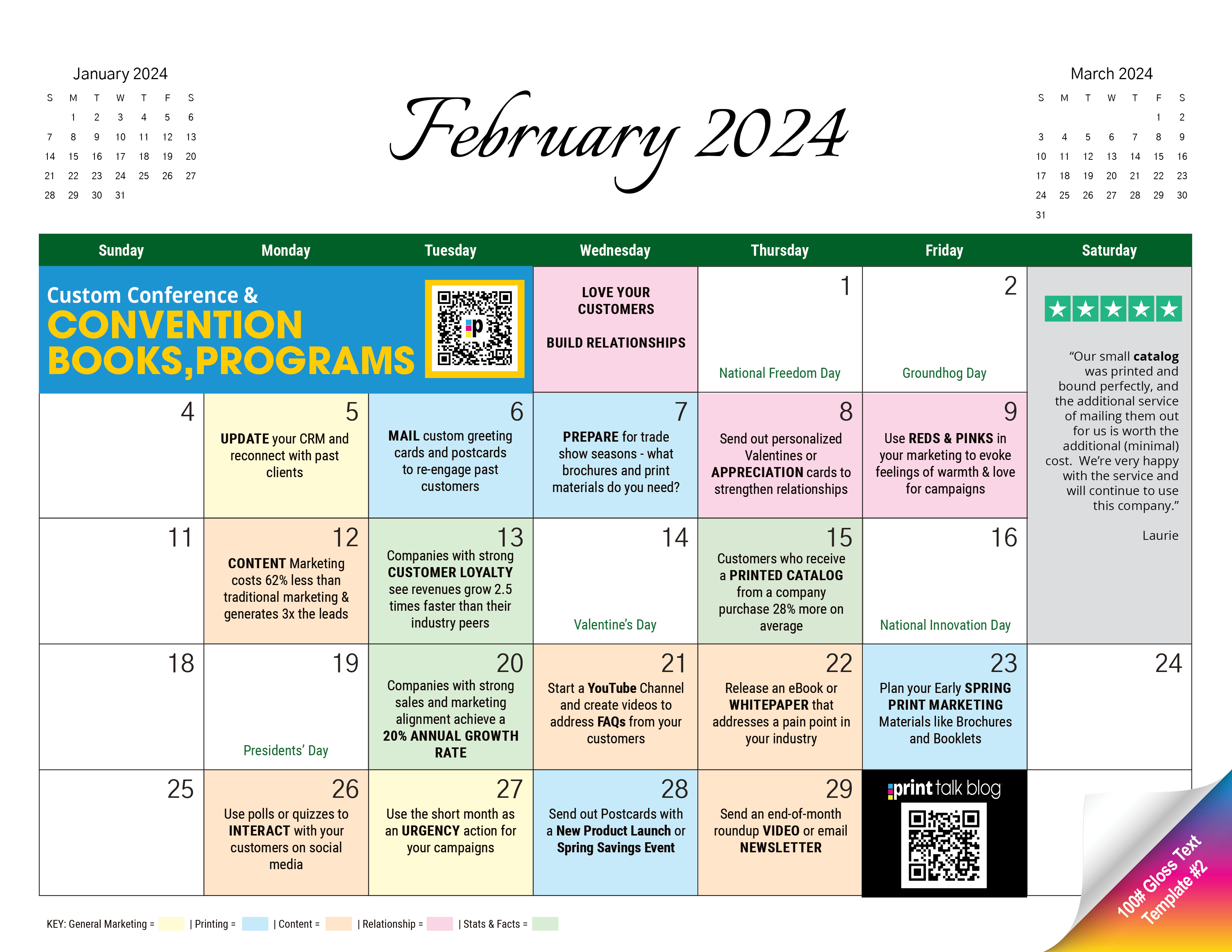 February 2024 Content Calendar