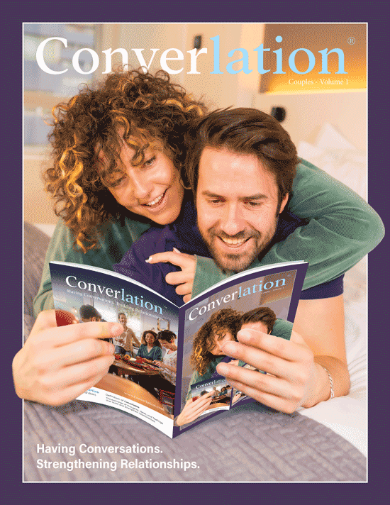 Converlations printed booklet for couples
