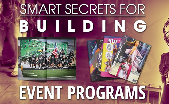 smart secrets for building event programs header