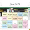 June 2024 Content Calendar & Free Printable!