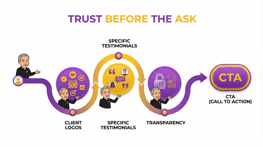 Trust before the ask