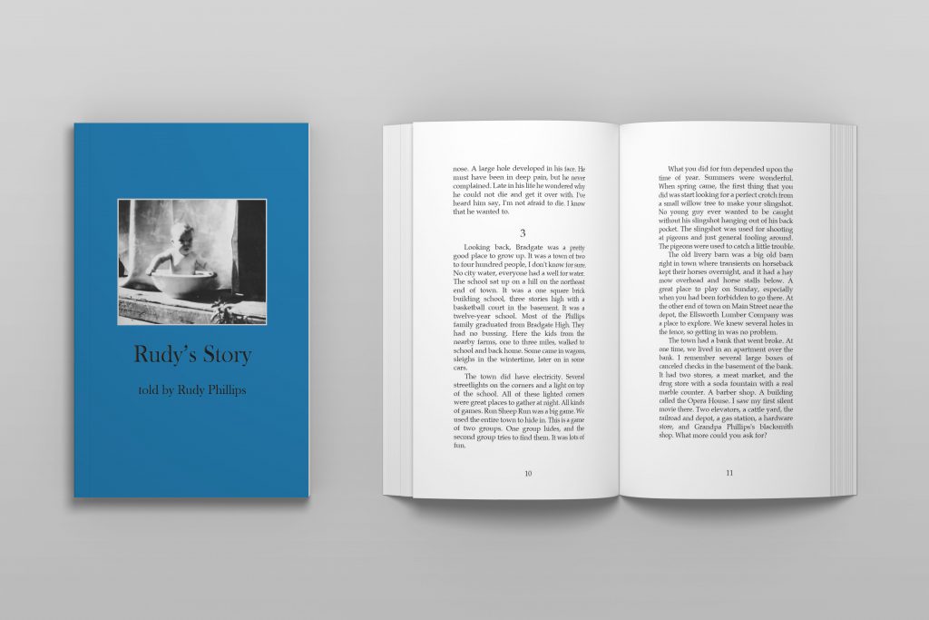 Rudy's Story Book, open spread 