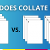 What Does Collate Mean When Printing?