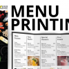 Menu Printing